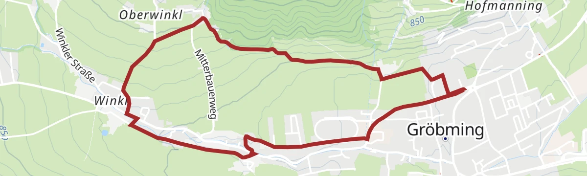 Route map: Milchwanderweg G9